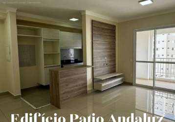 Apartamento disponível para locação no edifício pátio andaluz