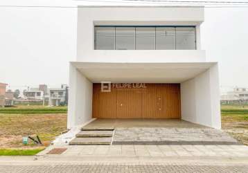 Casa em condominio em beira rio  -  biguaçu