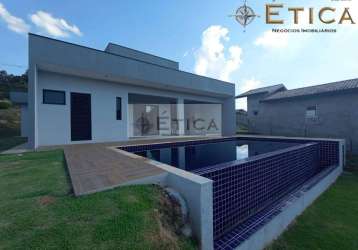 Linda casa térrea disponível para venda no condomínio horizonte azul 2, itupeva - sp