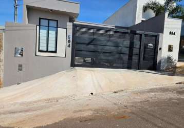 Casa para venda em presidente prudente, jardim itacaré, 3 dormitórios, 1 banheiro, 1 vaga