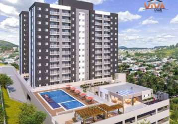 Apartamento com 3 dormitórios à venda, 81 m² por r$ 352.400,00 - morro grande - caieiras/sp