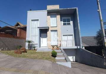 Casa com 3 dormitórios, 180 m²  - bela vista - gravataí/rs