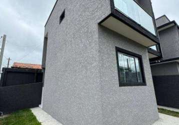 Sobrado com 3 dormitórios à venda, 74 m² por r$ 349.000,00 - campo de santana - curitiba/pr