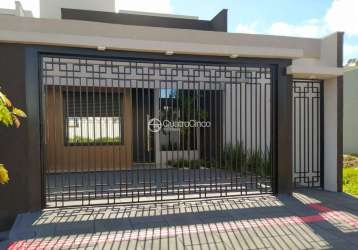 Casa à venda 3 quartos, sendo 1 suíte, no bairro recanto tropical em cascavel