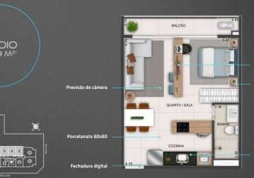 Flat no smart areião excelente localização