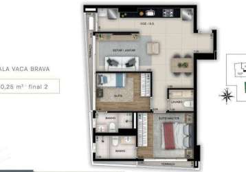 Apartamento opus gyro vaca brava design