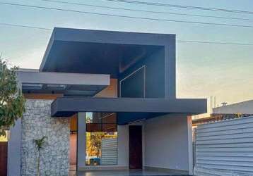 Casa no condomínio belvedere ii com 3 dormitórios à venda, 168 m² por r$ 1.690.000 - cuiabá/mt