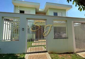 Casa para venda em paulínia, parque da figueira, 4 dormitórios, 1 suíte, 4 banheiros, 4 vagas