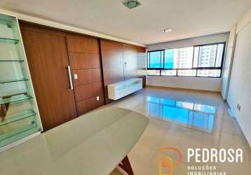 Apartamento 93m2 - 3 suítes - cond. mar das conchas - ponta negra - 2 vagas - financiável