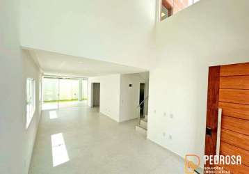 Casa duplex com 200 m2 - 3 suites - área gourmet - cond. exclusive - parque das nações - 2 vagas