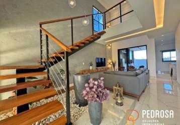 Casa duplex com 212m2 - monte carlo - 3 suítes - escritório - área gourmet - mobiliada - alto padrão