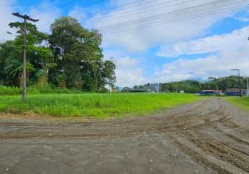 Terreno de esquina no bairro bracinho em schroeder