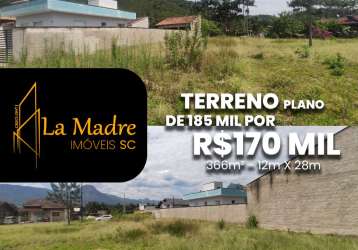 Terreno plano pronto para construir no bairro centro leste em schroeder