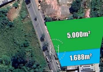 Terreno para venda tem 6688 metros quadrados - taubaté - sp