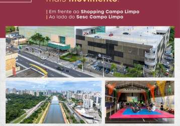 Lançamento em frente ao shopping campo limpo