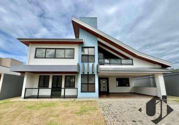 Casa com 4 dormitórios à venda, 358 m² por r$ 2.100.000,00 - condomínio terras de san marco - taubaté/sp