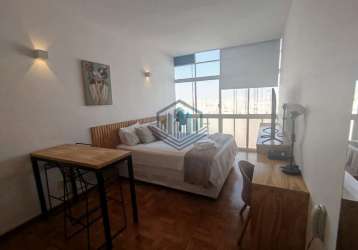 Apartamento mobiliado no icônico edifício copan – 30 m² na república em são paulo/sp