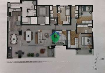 Apartamento à venda, 157 m² por r$ 2.200.000,00 - vila anastácio - são paulo/sp