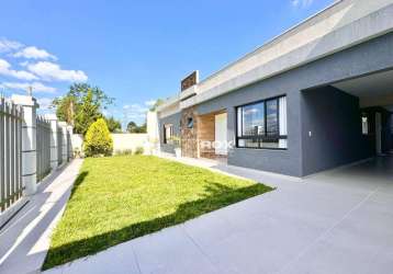 Casa térrea com quintal, 3 suítes, edículas à venda, santa felicidade, curitiba/pr