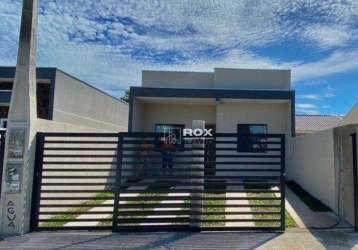 Casa com 2 quarto, sendo 1 suíte à venda, 56 m² por r$ 275.000 - guaciara - matinhos/pr