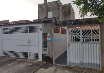 02 casas no terreno, 01 de  02 quartos 01 suíte outra 01quarto, cozinha tipo americana, sala, garagem por r$ 400.000 - jardim nova terra - sumaré/sp