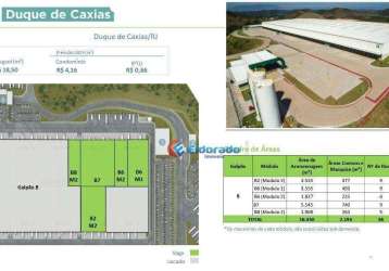 Galpão para alugar, 18646 m² por r$ 344.955,82/mês - xerém - duque de caxias/rj