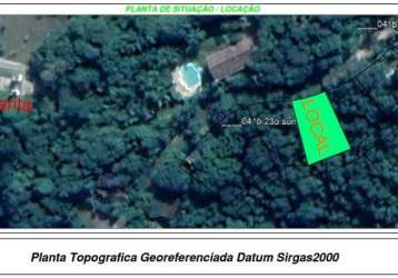 Terreno exclusivo com vista panorâmica para a praia do prumirim