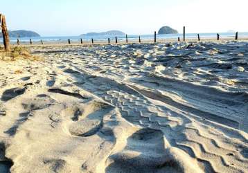 Terreno exclusivo na praia do ubatumirim com documento, ubatuba/sp