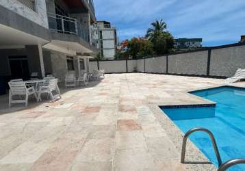 Cobertura duplex, 204m², venda, 4 quartos, 2 suítes, 3 vagas, prédio com infra. algodoal - cabo frio