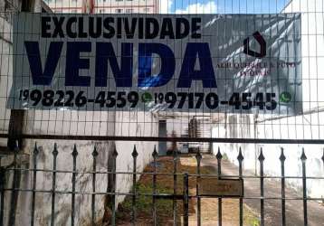 Terreno comercial à venda no botafogo, campinas  por r$ 595.000