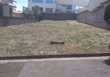 Terreno à venda, 508 m² por r$ 719.000,00 - condomínio ouro verde - valinhos/sp