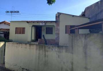 Casa com 3 dorm. sala; copa; cozinha; banheiro, 1 vaga, edícula com banheiro e quintal - bairro são cristóvão - valinhos-sp.