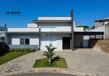 Casa com 3 dormitórios, 200 m² - venda por r$ 1.850.000,00 ou aluguel por r$ 9.500,00/mês - condomínio tabapuã - valinhos/sp