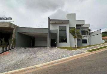 Casa com 3 dormitórios, 208 m² - venda por r$ 1.660.000 ou aluguel por r$ 10.000/mês - condomínio mont’alcino - valinhos/sp