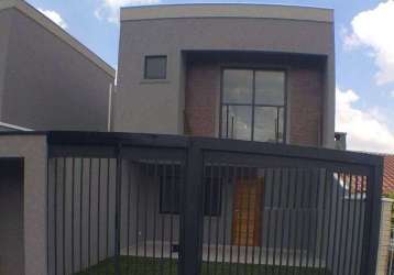 Sobrado com 3 dormitórios à venda, 116 m² por r$ 670.000,00 - boa vista - curitiba/pr