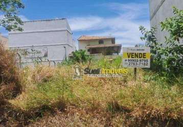 Terreno à venda, 360 m² por r$ 550.000,00 - riviera fluminense - macaé/rj