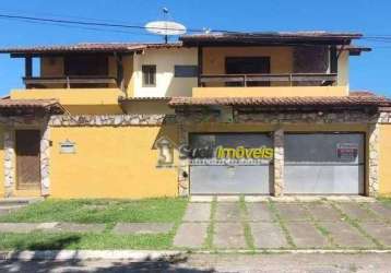 Casa com 4 dormitórios, 250 m² - venda por r$ 1.200.000,00 ou aluguel por r$ 6.000,00/mês - cancela preta - macaé/rj