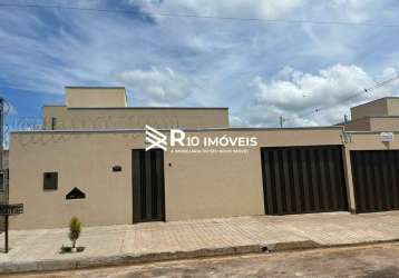 Casa à venda, 2 quartos, 1 suíte, 1 vaga - bairro loteamento monte hebron, uberlândia mg