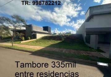 Terreno condomínio tamboré entre residências