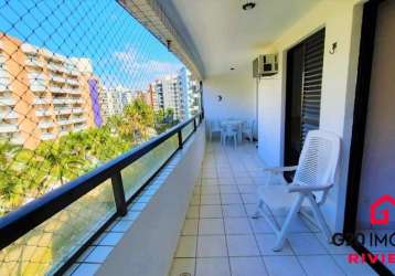 Apartamento com 3 dormitórios para alugar, 90 m² por r$ 8.000,00 - riviera de são lourenço - bertioga/sp