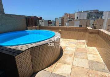 Cobertura com 2 dormitórios à venda, 123 m² por r$ 1.950.000,00 - riviera módulo 4 - bertioga/sp