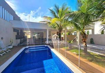 Casa com 4 dormitórios à venda, 276 m² por r$ 5.650.000,00 - riviera módulo 05 - bertioga/sp