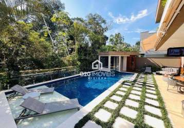 Casa com 7 dormitórios à venda, 430 m² por r$ 7.900.000 - riviera - módulo 24 - bertioga/sp