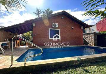 Casa com 3 dormitórios à venda, 132 m² por r$ 2.700.000,00 - riviera módulo 20 - bertioga/sp