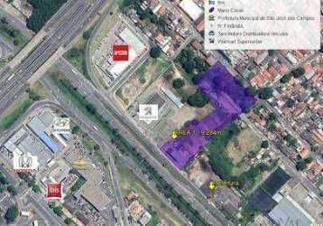 Terreno, 9293 m² - venda por r$ 18.000.000,00 ou aluguel por r$ 88.787,67/mês - jardim aeroporto - são josé dos campos/sp