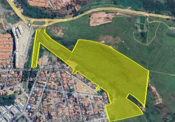 Área 110.000m² parque caramuru - jacareí