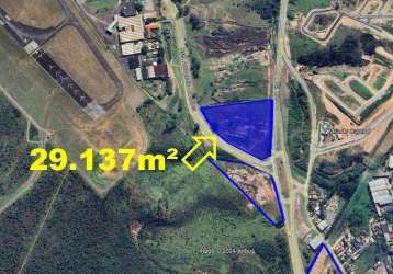 Área à venda, 29137 m² por r$ 13.300.000,00 - parque santos dumont - são josé dos campos/sp