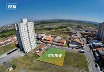 Terreno residencial 1.078m² - vista linda - são josé dos campos