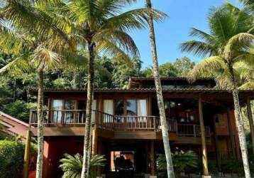 Casa com 4 dormitórios à venda, 448 m² por r$ 9.000.000,00 - laranjeira - paraty/rj