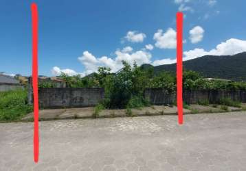 Terreno bem localizado de 300m² - jardim stela maris -martim de sá - caraguatatuba/sp